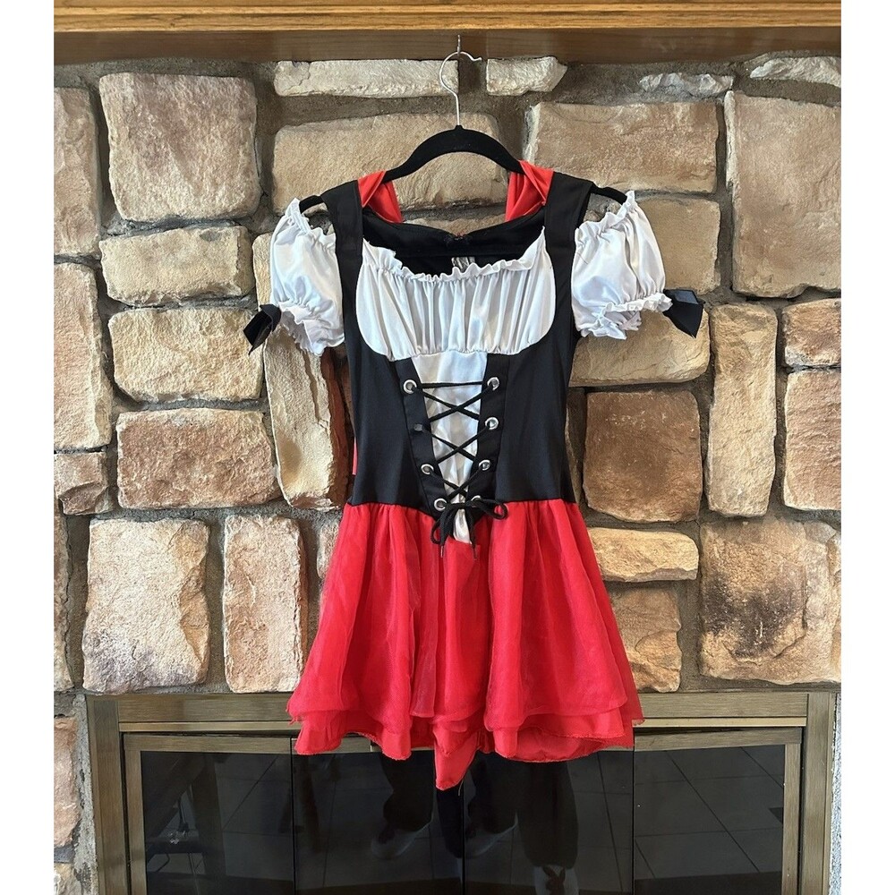 Y2K Leg Avenue Little Red Riding Hood Adult XS Women Halloween Costume Sexy Mini